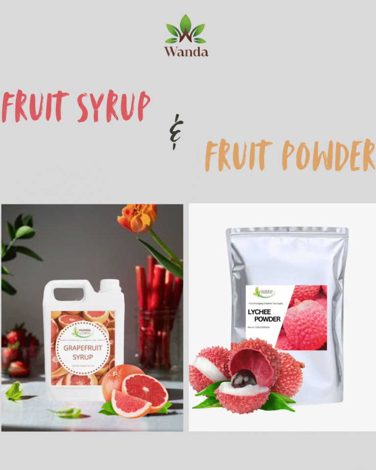 The Proper Use of Fruit Syrup vs. Fruit Powder in Bubble Tea Shops
