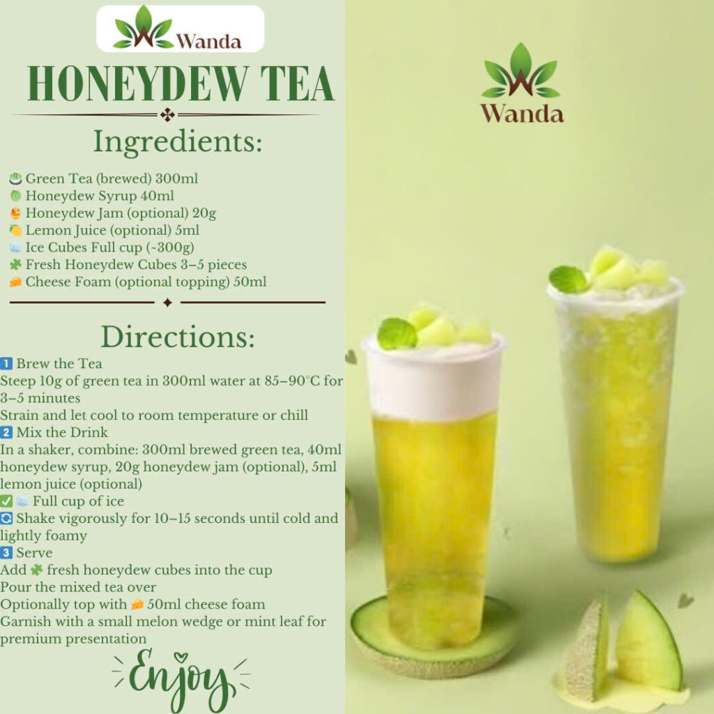 Honeydew Melon Green Tea