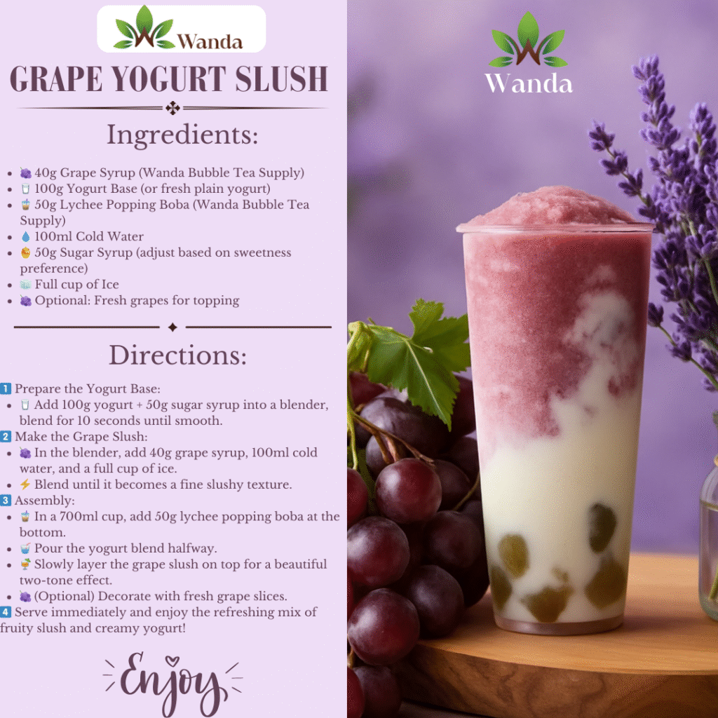 Grape Yogurt Slush