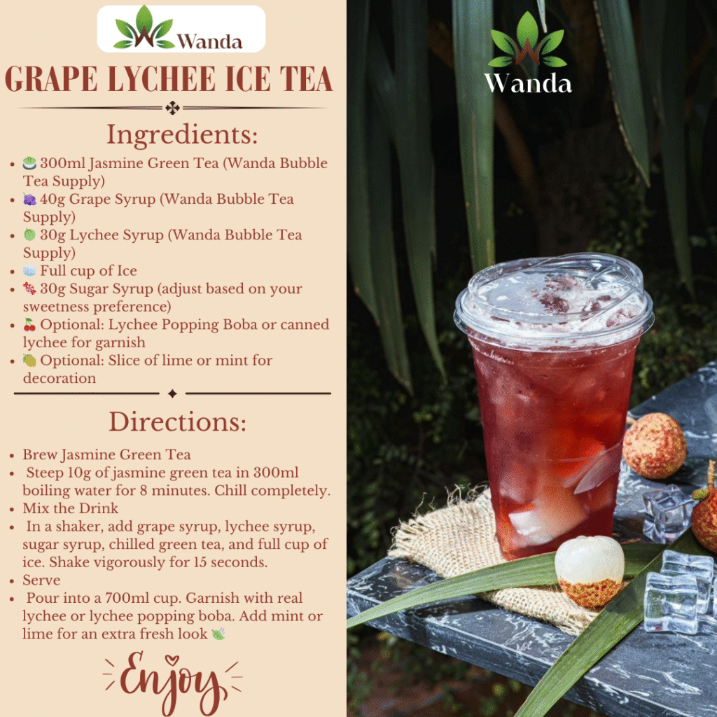 Grape Lychee Iced Tea