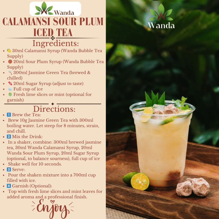 Calamansi Sour Plum Iced Tea