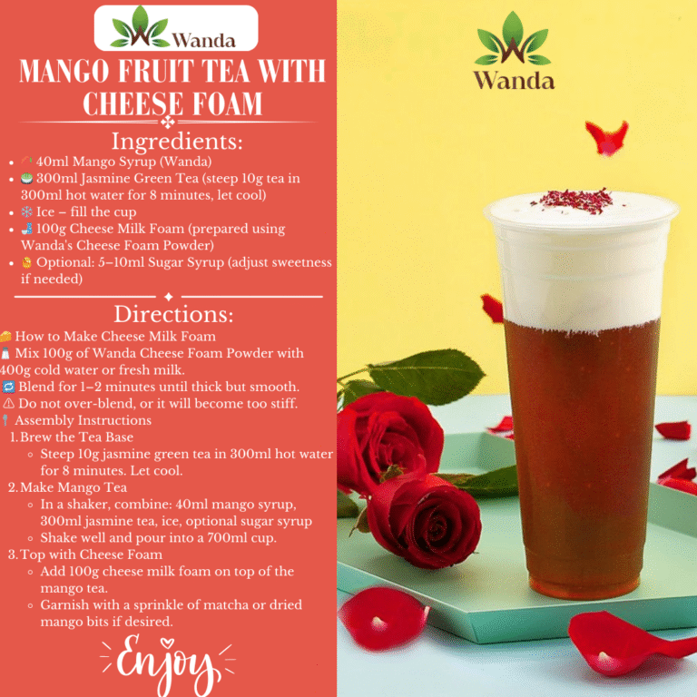 Rose Petal Cheese Tea