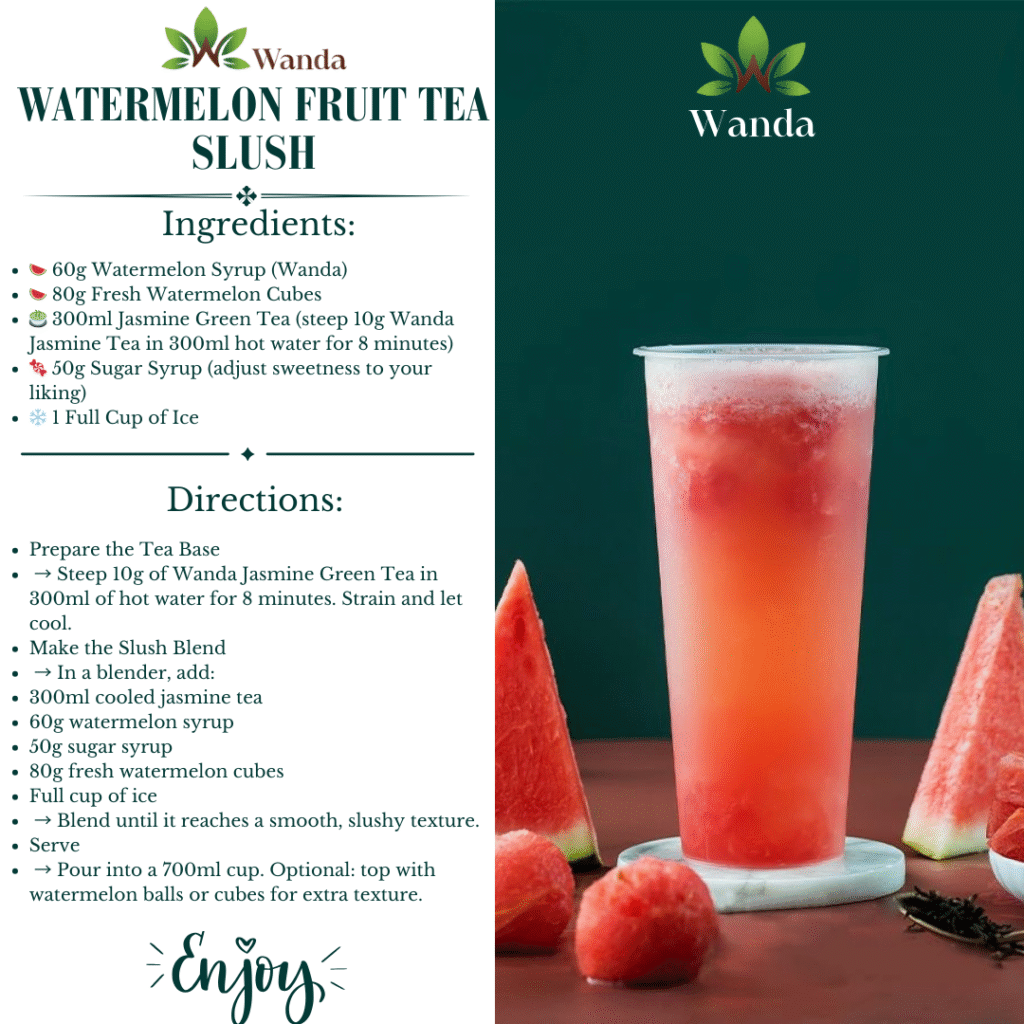 Watermelon Fruit Tea Slush (700ml)