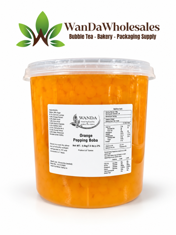 Orange Popping Boba - 3.4kg
