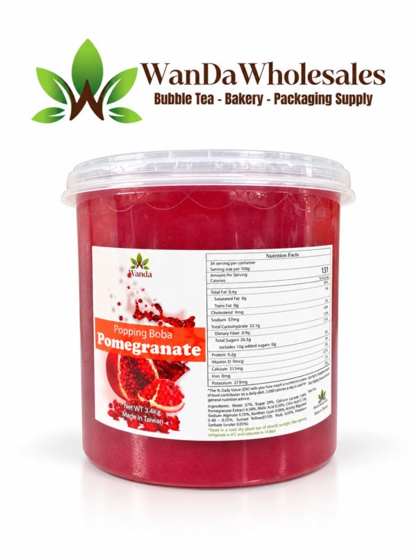 Pomegranate Popping Boba - 3.4kg