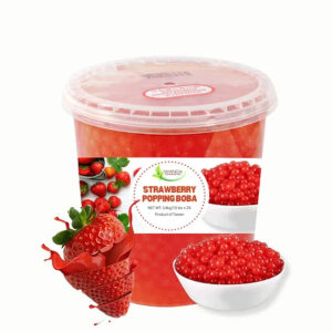 Strawberry Popping Boba – 3.4kg