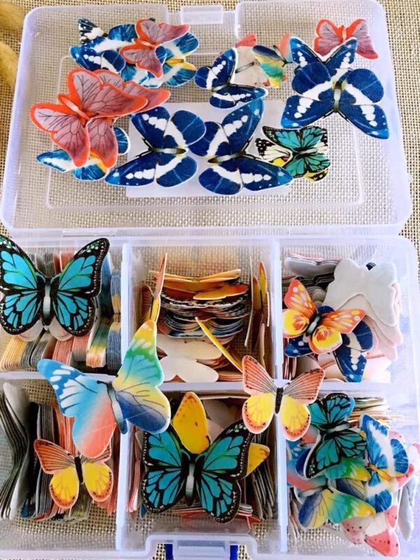 Edible Rice Paper Butterfly (400pcs)