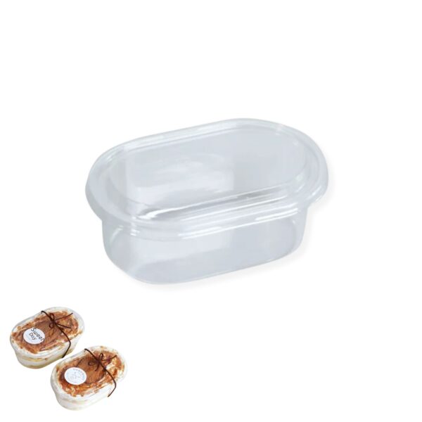 14oz Oval Mousse Cake Container (50sets)