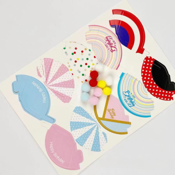 Mini Birthday Hat Topper (5pcs)