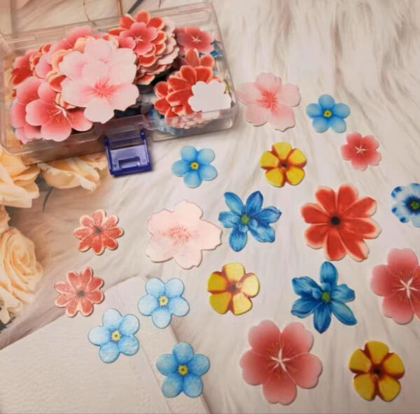 Edible Rice Paper Flowers (40pcs)