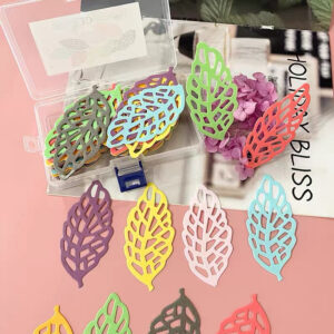 Edible Rice Paper Colorful Leaf (96pcs)