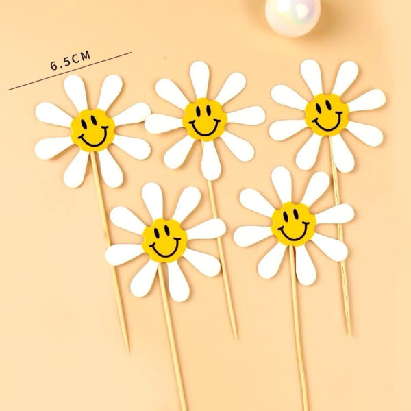 Daisy Paper Topper (5pcs)
