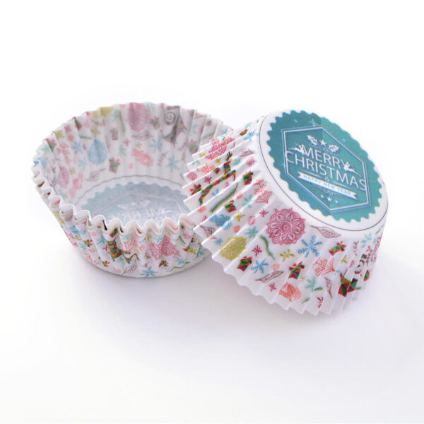 Merry Christmas Cupcake Liner (100pcs) - Small pack
