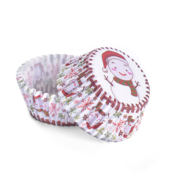 Snowman Cupcake Liner (100pcs) - Small Pack