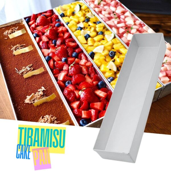 Rectangular Tiramisu Cake Pan (10x40x6cm)