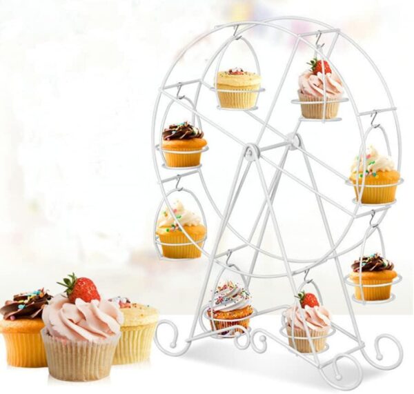 8 Cups Ferris Wheel Rotating Stand
