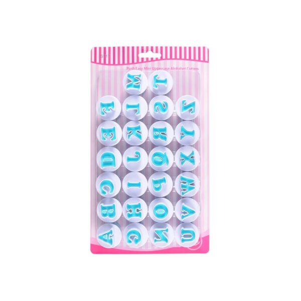 Letters and Numbers Baking Cutter