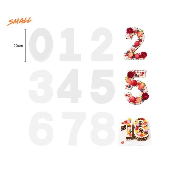 Plastic Number Cake Mold