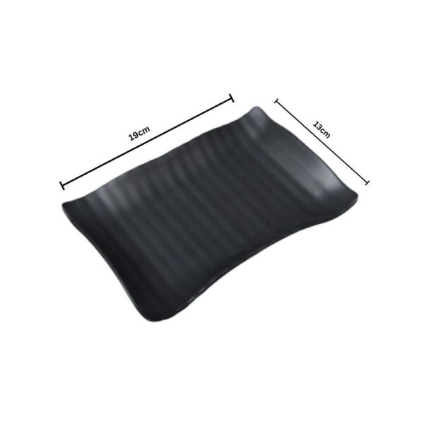 Black Melamine Dishes