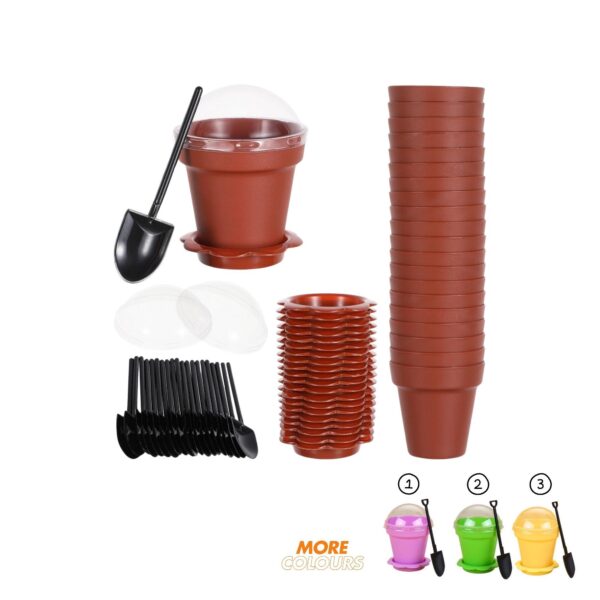 Flower Pot With Spoon(50sets)