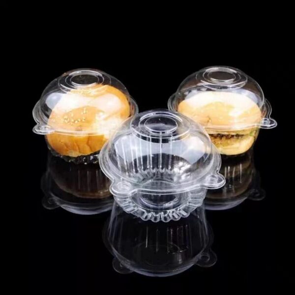 Clear Round Clamshell (100pcs)