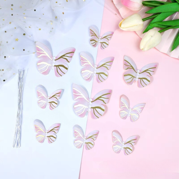 Paper Butterflies Topper