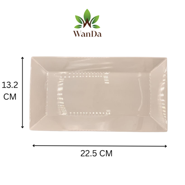 ML-Retangular Plate 22x13cm
