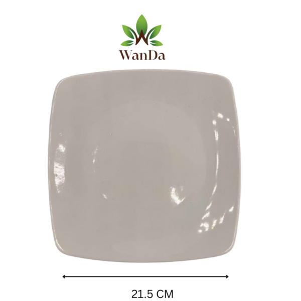 ML-Square Plate Curved 21cm