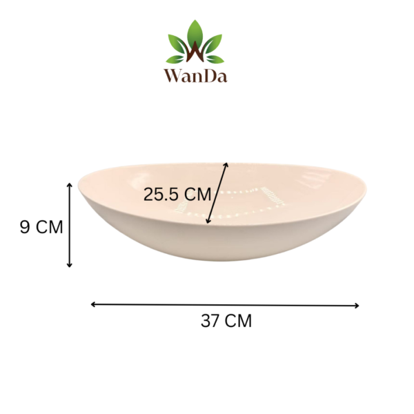 ML-Oval Deep Bowl 37x25cm