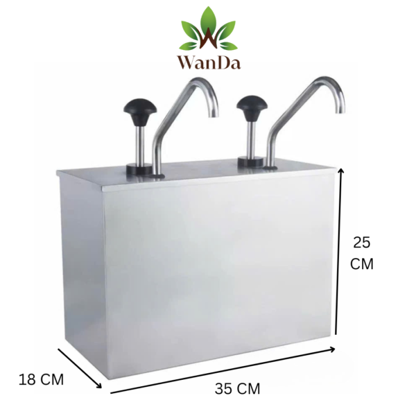 SS Sauce Pump Dispenser