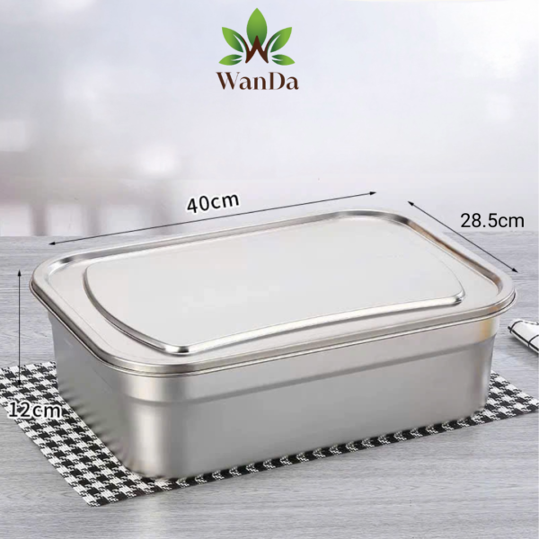 SS Storage Box with Lid