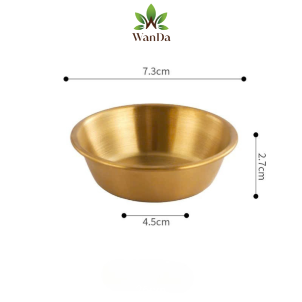 Gold-SS Dipping Sauce Bowl (7cm)