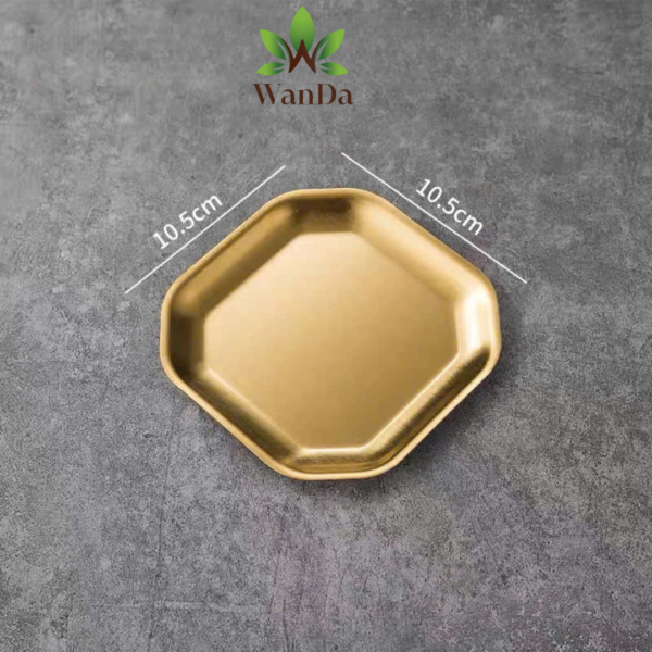 SS Snack Plate 10*10cm