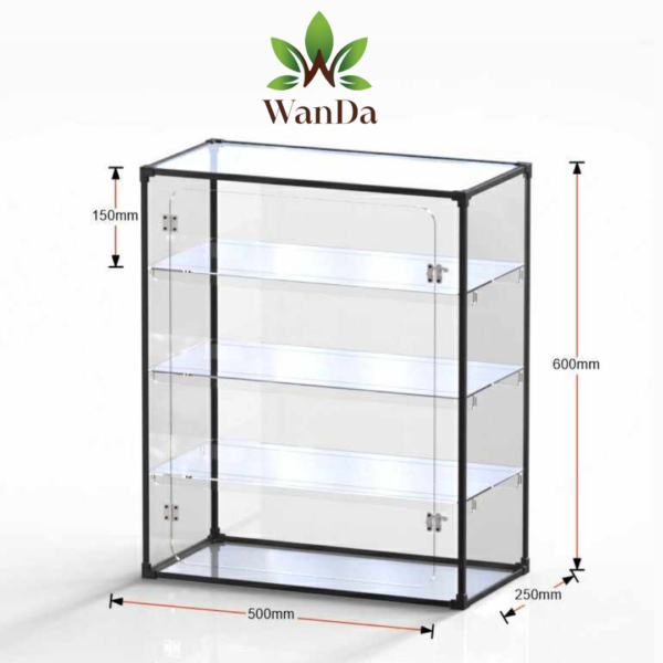 Acrylic Display with back Metal Frames