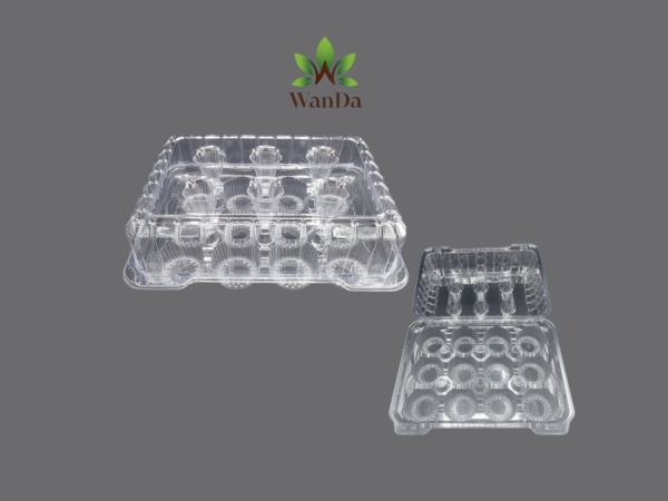 Clear Cupcake Clamshell 12