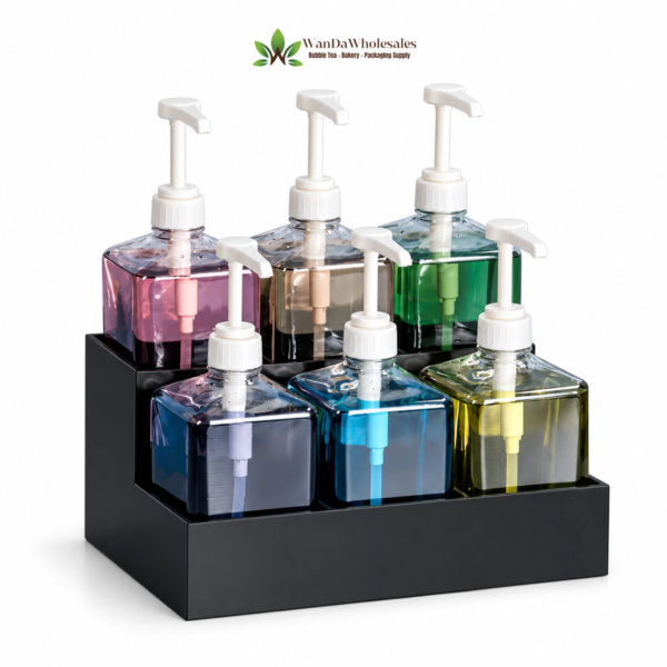 Plastic Syrup Holder- 6 compartments