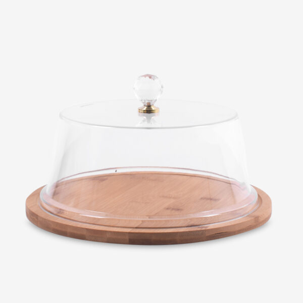 Golden Cake Serving Tray (Large)
