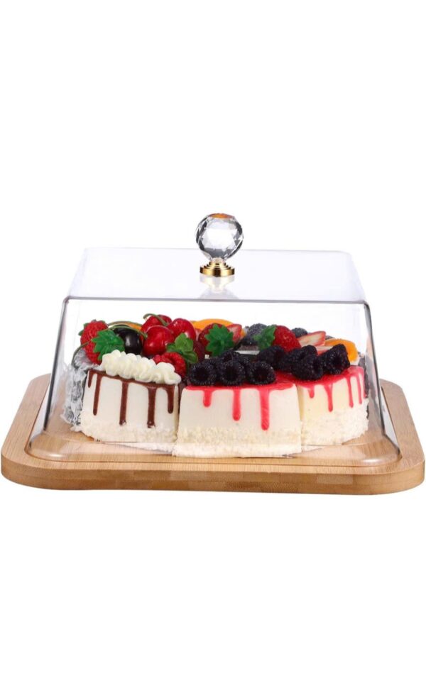 Golden Cake Serving Tray (Small)