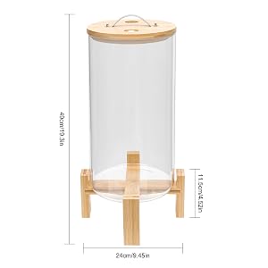 Glass Water Dispenser 10L