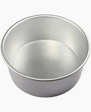 Round Silver Cake Pan