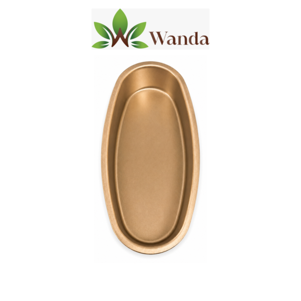 Golden Oval Cake Pan